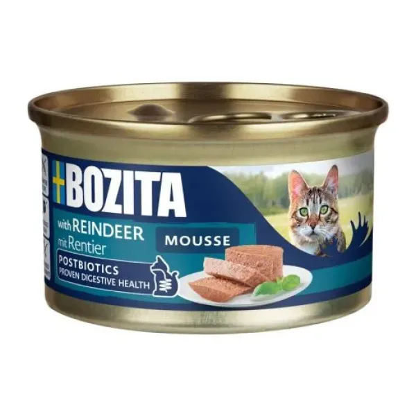 Bozita Cat Dose Mousse mit Rentier 12 x85g